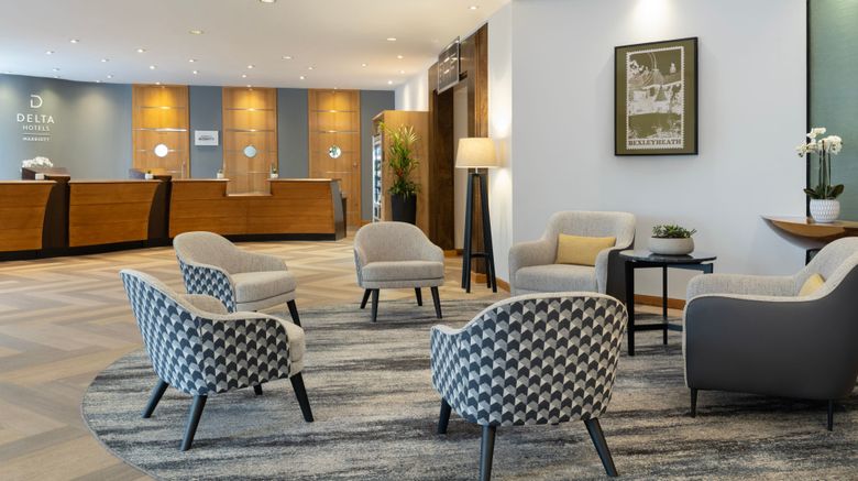 <b>Delta Hotels by Marriott Bexleyheath Lobby</b>. Images powered by <a href="https://www.leonardoworldwide.com/" title="Leonardo Worldwide" target="_blank">Leonardo</a>.