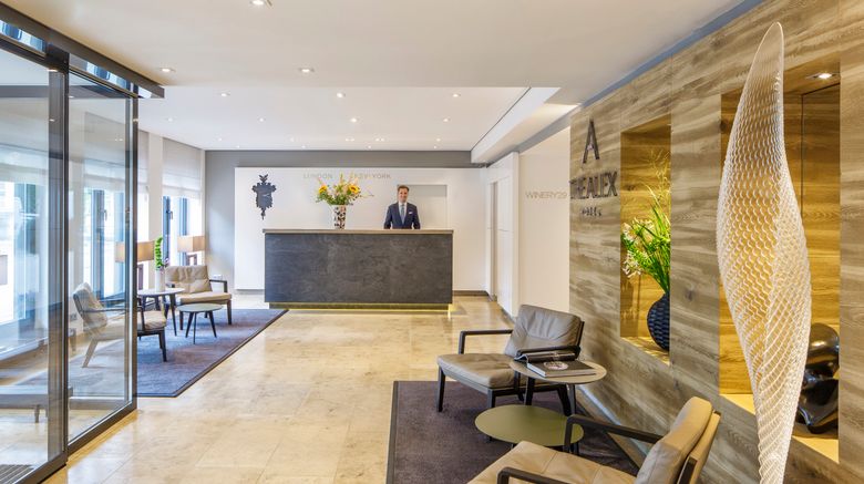 <b>The Alex Hotel Lobby</b>. Images powered by <a href="https://www.leonardoworldwide.com/" title="Leonardo Worldwide" target="_blank">Leonardo</a>.