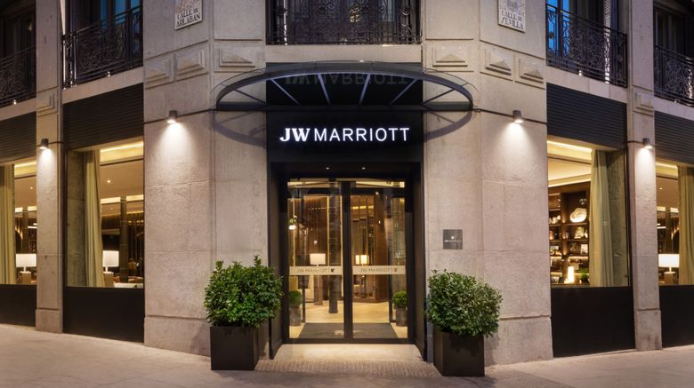 <b>JW Marriott Hotel Madrid Exterior</b>. Images powered by <a href="https://www.leonardoworldwide.com/" title="Leonardo Worldwide" target="_blank">Leonardo</a>.