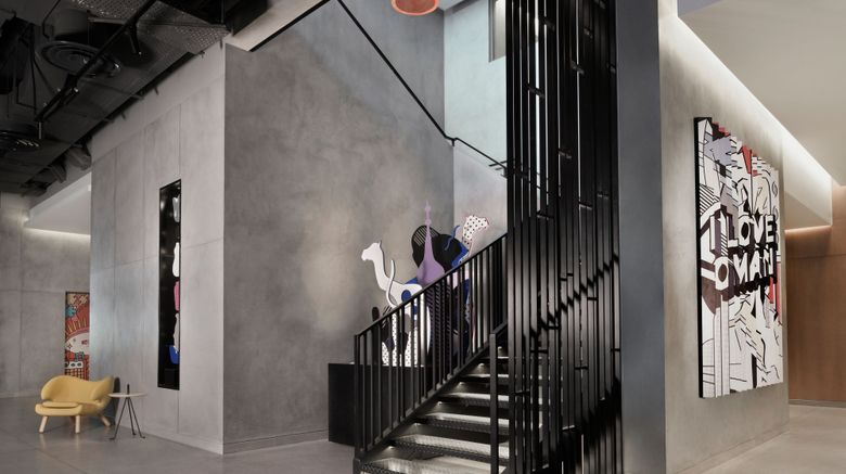 <b>Aloft Muscat Lobby</b>. Images powered by <a href="https://www.leonardoworldwide.com/" title="Leonardo Worldwide" target="_blank">Leonardo</a>.