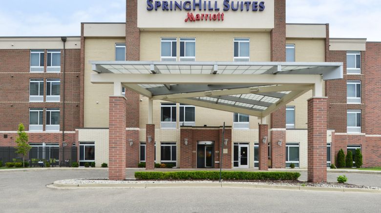 <b>SpringHill Suites Detroit Metro Airport Exterior</b>. Images powered by <a href="https://www.leonardoworldwide.com/" title="Leonardo Worldwide" target="_blank">Leonardo</a>.