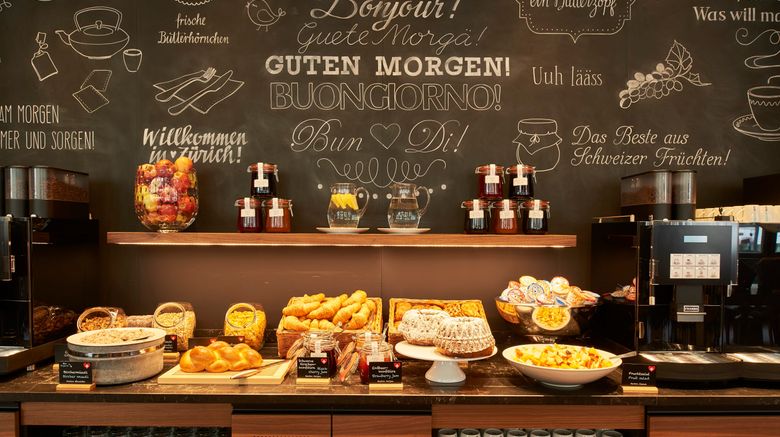 <b>Motel One Zurich Restaurant</b>. Images powered by <a href="https://www.leonardoworldwide.com/" title="Leonardo Worldwide" target="_blank">Leonardo</a>.