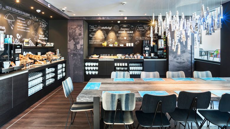 <b>Motel One Basel Restaurant</b>. Images powered by <a href="https://www.leonardoworldwide.com/" title="Leonardo Worldwide" target="_blank">Leonardo</a>.