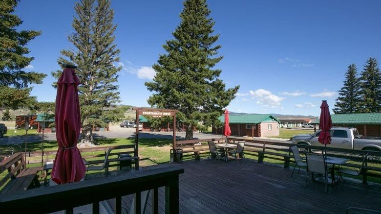 <b>Sportsman's Lodge Exterior</b>. Images powered by <a href="https://www.leonardoworldwide.com/" title="Leonardo Worldwide" target="_blank">Leonardo</a>.