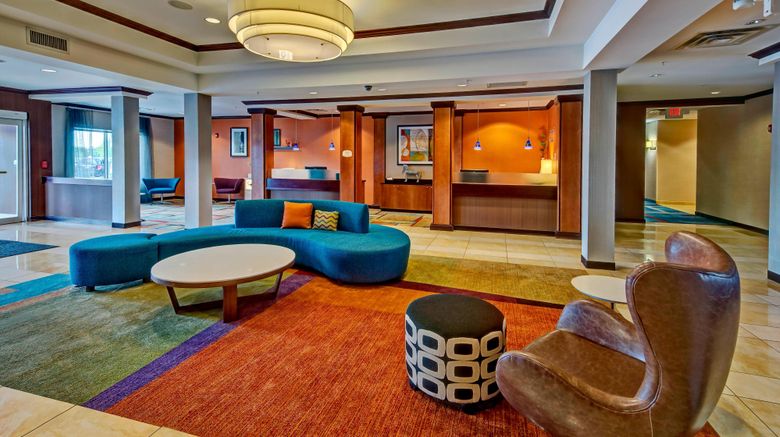 <b>Fairfield Inn & Suites Weatherford Lobby</b>. Images powered by <a href="https://www.leonardoworldwide.com/" title="Leonardo Worldwide" target="_blank">Leonardo</a>.