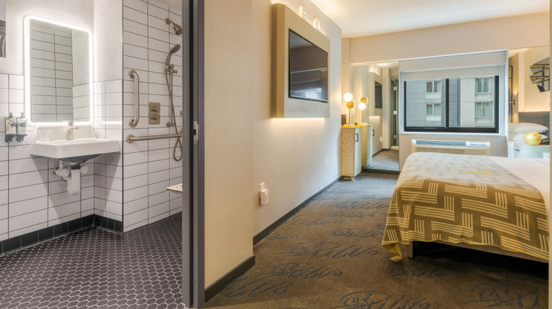 <b>Pestana CR7 Times Square Room</b>. Images powered by <a href="https://www.leonardoworldwide.com/" title="Leonardo Worldwide" target="_blank">Leonardo</a>.