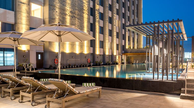 <b>Holiday Inn Lucknow Airport Pool</b>. Images powered by <a href="https://www.leonardoworldwide.com/" title="Leonardo Worldwide" target="_blank">Leonardo</a>.