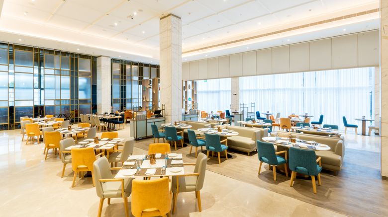 <b>Holiday Inn Lucknow Airport Restaurant</b>. Images powered by <a href="https://www.leonardoworldwide.com/" title="Leonardo Worldwide" target="_blank">Leonardo</a>.
