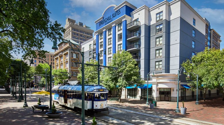 <b>SpringHill Suites Memphis Downtown Exterior</b>. Images powered by <a href="https://www.leonardoworldwide.com/" title="Leonardo Worldwide" target="_blank">Leonardo</a>.