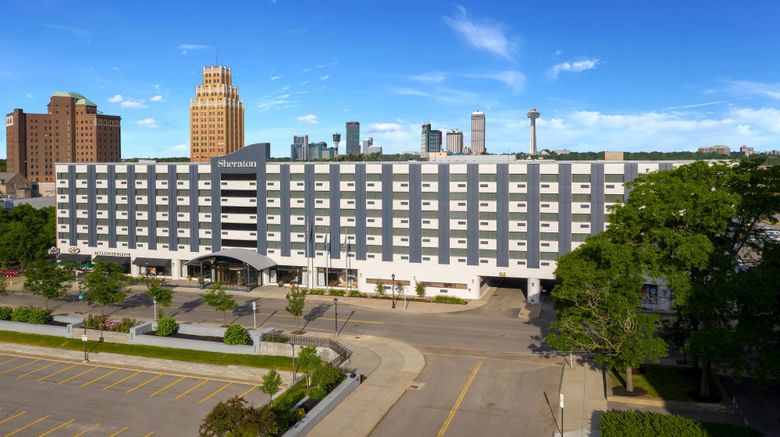 Sheraton Niagara Falls Exterior. Images powered by <a href="https://www.leonardoworldwide.com" target="_blank" rel="noopener">Leonardo</a>.