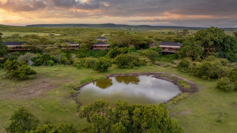 <b>JW Marriott Masai Mara Lodge Exterior</b>. Images powered by <a href="https://www.leonardoworldwide.com/" title="Leonardo Worldwide" target="_blank">Leonardo</a>.