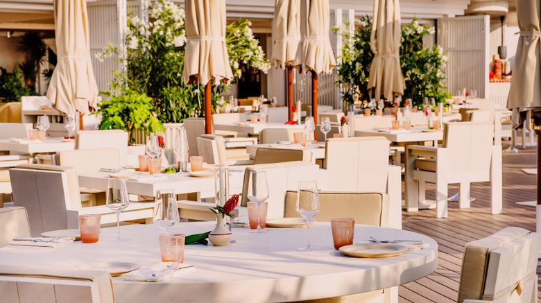 <b>Cap d'Antibes Beach Hotel Restaurant</b>. Images powered by <a href="https://www.leonardoworldwide.com/" title="Leonardo Worldwide" target="_blank">Leonardo</a>.