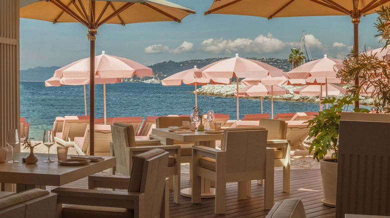 <b>Cap d'Antibes Beach Hotel Restaurant</b>. Images powered by <a href="https://www.leonardoworldwide.com/" title="Leonardo Worldwide" target="_blank">Leonardo</a>.