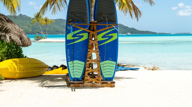 <b>Four Seasons Resort Bora Bora Recreation</b>. Images powered by <a href="https://www.leonardoworldwide.com/" title="Leonardo Worldwide" target="_blank">Leonardo</a>.