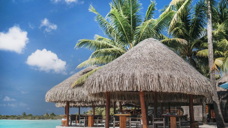 <b>Four Seasons Resort Bora Bora Restaurant</b>. Images powered by <a href="https://www.leonardoworldwide.com/" title="Leonardo Worldwide" target="_blank">Leonardo</a>.