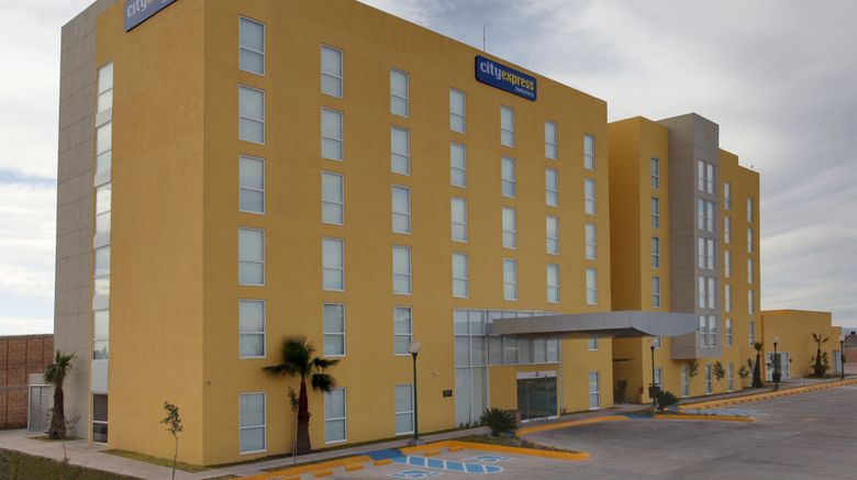 City Express Durango Exterior. Images powered by <a href=https://www.travelweekly.com/Hotels/Durango-Mexico/