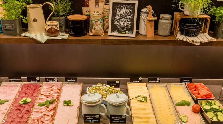 <b>Motel One Frankfurt-Messe Restaurant</b>. Images powered by <a href="https://www.leonardoworldwide.com/" title="Leonardo Worldwide" target="_blank">Leonardo</a>.
