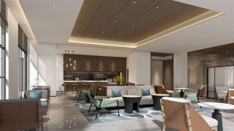 <b>Courtyard Jiuzhaigou Marriott Lobby</b>. Images powered by <a href="https://www.leonardoworldwide.com/" title="Leonardo Worldwide" target="_blank">Leonardo</a>.