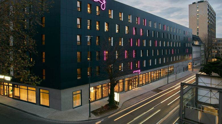 Moxy Essen City Exterior. Images powered by <a href="https://www.leonardoworldwide.com" target="_blank" rel="noopener">Leonardo</a>.
