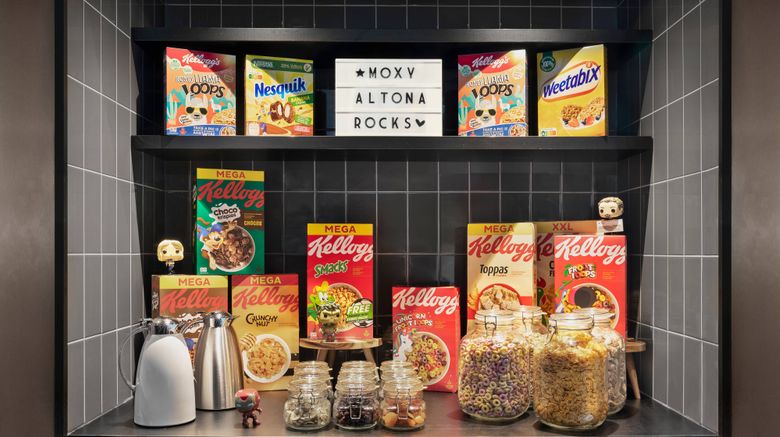 <b>Moxy Hamburg Altona Restaurant</b>. Images powered by <a href="https://www.leonardoworldwide.com/" title="Leonardo Worldwide" target="_blank">Leonardo</a>.