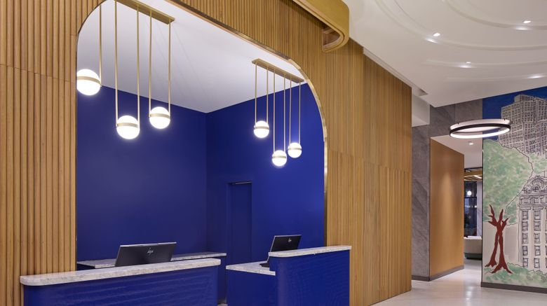 <b>Delta Hotels by Marriott New York Times Square Lobby</b>. Images powered by <a href="https://www.leonardoworldwide.com/" title="Leonardo Worldwide" target="_blank">Leonardo</a>.