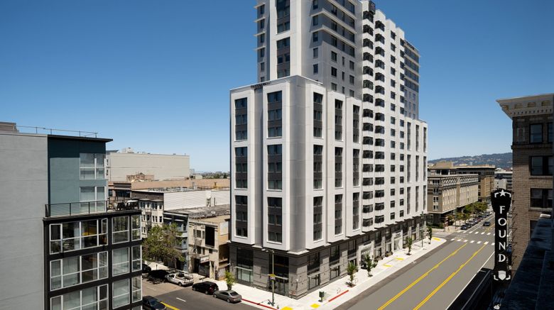 <b>AC Hotel by Marriott Oakland Downtown Exterior</b>. Images powered by <a href="https://www.leonardoworldwide.com/" title="Leonardo Worldwide" target="_blank">Leonardo</a>.