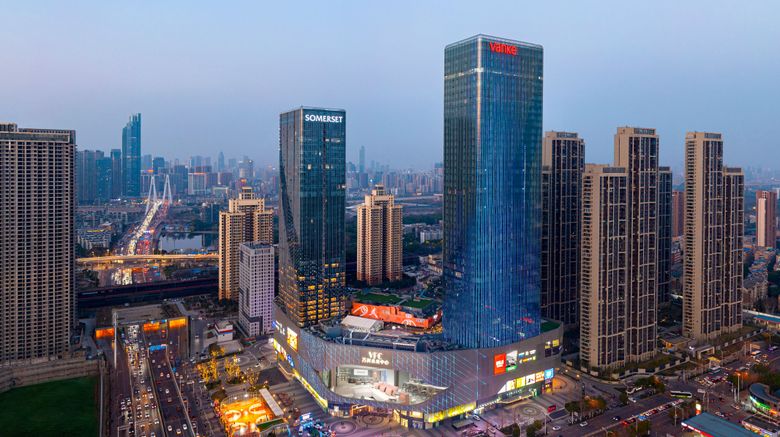 Somerset Future Center Wuhan Exterior. Images powered by <a href="https://www.leonardoworldwide.com" target="_blank" rel="noopener">Leonardo</a>.