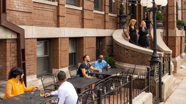 <b>Celeste of St. Paul Hotel + Bar Exterior</b>. Images powered by <a href="https://www.leonardoworldwide.com/" title="Leonardo Worldwide" target="_blank">Leonardo</a>.
