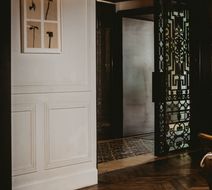 Hotel Brick Lobby