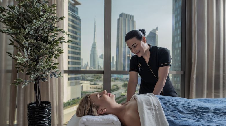 <b>Four Seasons Hotel DIFC Spa</b>. Images powered by <a href=https://www.travelagewest.com/Hotels/Dubai/