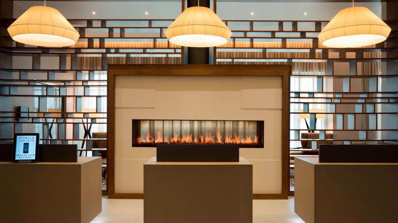 <b>Buffalo Marriott at LECOM HARBORCENTER Lobby</b>. Images powered by <a href="https://www.leonardoworldwide.com/" title="Leonardo Worldwide" target="_blank">Leonardo</a>.