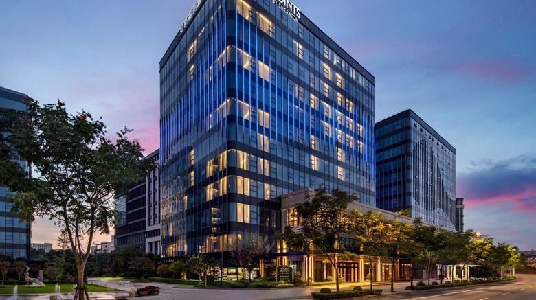 <b>Four Points Sheraton Shanghai Hongqiao Exterior</b>. Images powered by <a href="https://www.leonardoworldwide.com/" title="Leonardo Worldwide" target="_blank">Leonardo</a>.