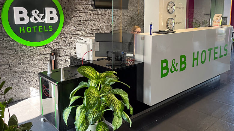 <b>B&B Hotel Bytom Lobby</b>. Images powered by <a href="https://www.leonardoworldwide.com/" title="Leonardo Worldwide" target="_blank">Leonardo</a>.