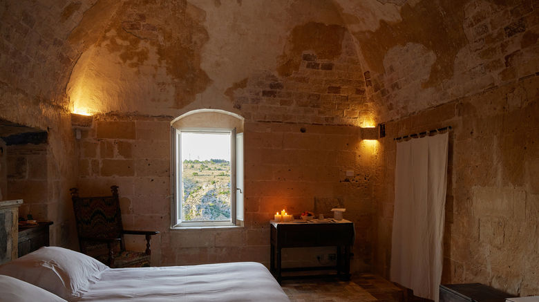 <b>Sextantio Grotte Della Civita Room</b>. Images powered by <a href="https://www.leonardoworldwide.com/" title="Leonardo Worldwide" target="_blank">Leonardo</a>.