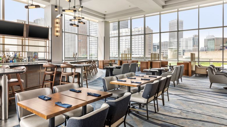 <b>Detroit Marriott at the Renaissance Ctr Restaurant</b>. Images powered by <a href="https://www.leonardoworldwide.com/" title="Leonardo Worldwide" target="_blank">Leonardo</a>.