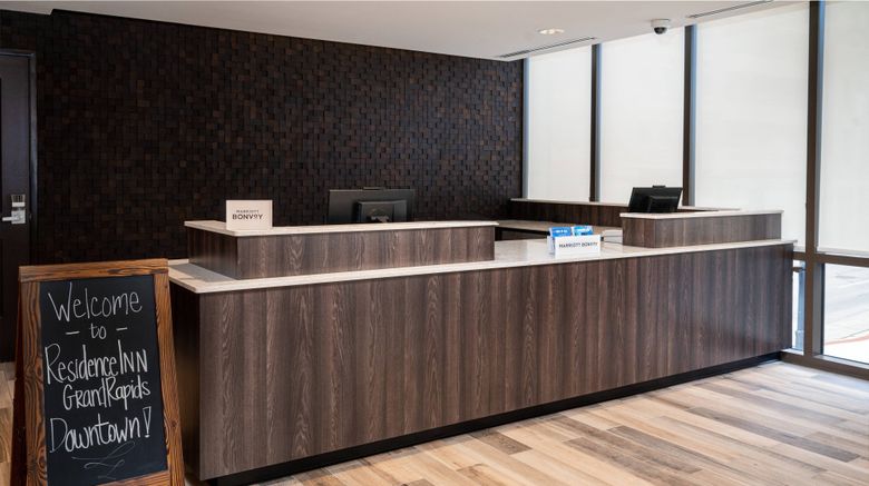 <b>Residence Inn Grand Rapids Downtown Lobby</b>. Images powered by <a href="https://www.leonardoworldwide.com/" title="Leonardo Worldwide" target="_blank">Leonardo</a>.