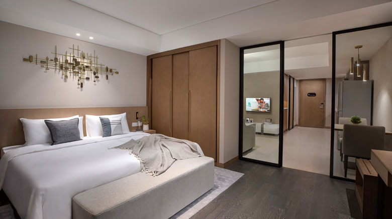 <b>Citadines New District Wuxi Room</b>. Images powered by <a href="https://www.leonardoworldwide.com/" title="Leonardo Worldwide" target="_blank">Leonardo</a>.