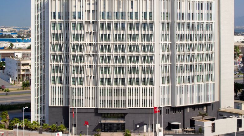 Tunis Marriott Hotel Exterior. Images powered by <a href="https://www.leonardoworldwide.com" target="_blank" rel="noopener">Leonardo</a>.