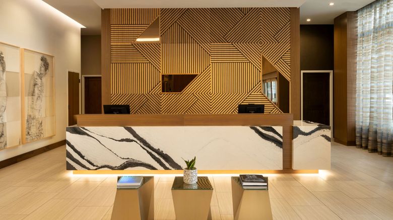 <b>AC Hotel by Marriott Oakland Downtown Lobby</b>. Images powered by <a href="https://www.leonardoworldwide.com/" title="Leonardo Worldwide" target="_blank">Leonardo</a>.