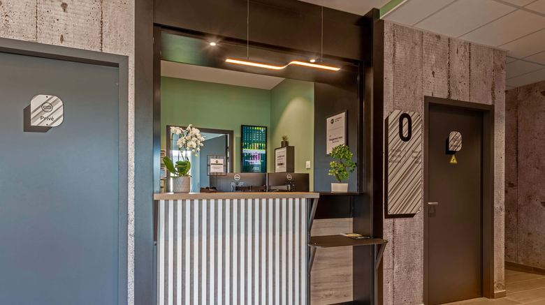<b>B&B Hotel Landerneau Bois Noir Lobby</b>. Images powered by <a href="https://www.leonardoworldwide.com/" title="Leonardo Worldwide" target="_blank">Leonardo</a>.