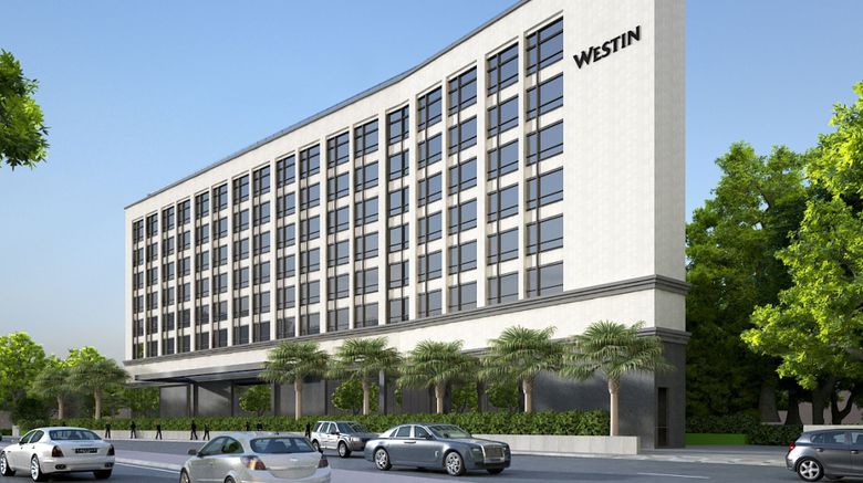 The Westin Hyderabad Hitec City Exterior. Images powered by <a href="https://www.leonardoworldwide.com" target="_blank" rel="noopener">Leonardo</a>.
