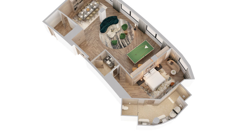 <b>InterContinental Seattle Bellevue Suite</b>. Images powered by <a href="https://www.leonardoworldwide.com/" title="Leonardo Worldwide" target="_blank">Leonardo</a>.
