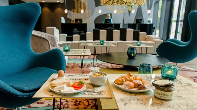 <b>Motel One Warsaw Chopin Restaurant</b>. Images powered by <a href="https://www.leonardoworldwide.com/" title="Leonardo Worldwide" target="_blank">Leonardo</a>.