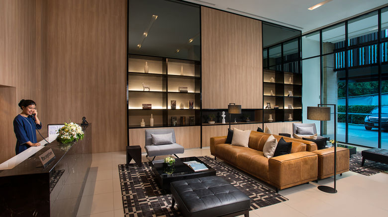 <b>Somerset Ekamai Bangkok Lobby</b>. Images powered by <a href="https://www.leonardoworldwide.com/" title="Leonardo Worldwide" target="_blank">Leonardo</a>.