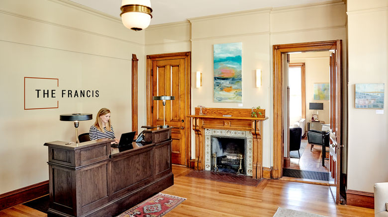 <b>The Francis Lobby</b>. Images powered by <a href="https://www.leonardoworldwide.com/" title="Leonardo Worldwide" target="_blank">Leonardo</a>.
