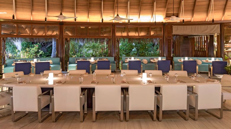 <b>Constance Halaveli Resort Maldives Restaurant</b>. Images powered by <a href="https://www.leonardoworldwide.com/" title="Leonardo Worldwide" target="_blank">Leonardo</a>.