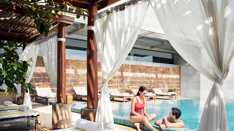 <b>Four Seasons Hotel Mumbai Pool</b>. Images powered by <a href=https://www.travelagewest.com/Hotels/Mumbai/