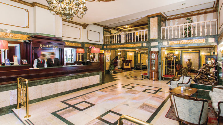 <b>Danubius Hotel Astoria City Center Lobby</b>. Images powered by <a href="https://www.leonardoworldwide.com/" title="Leonardo Worldwide" target="_blank">Leonardo</a>.