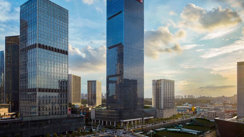 Sheraton Guangzhou Panyu Exterior. Images powered by <a href="https://www.leonardoworldwide.com" target="_blank" rel="noopener">Leonardo</a>.