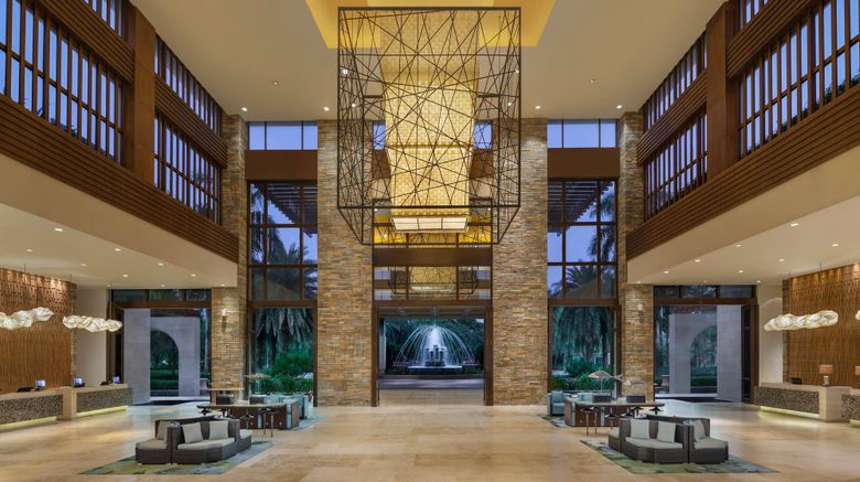<b>Sheraton Sanya Haitang Bay Resort Lobby</b>. Images powered by <a href=https://www.travelagewest.com/Hotels/Sanya-China/